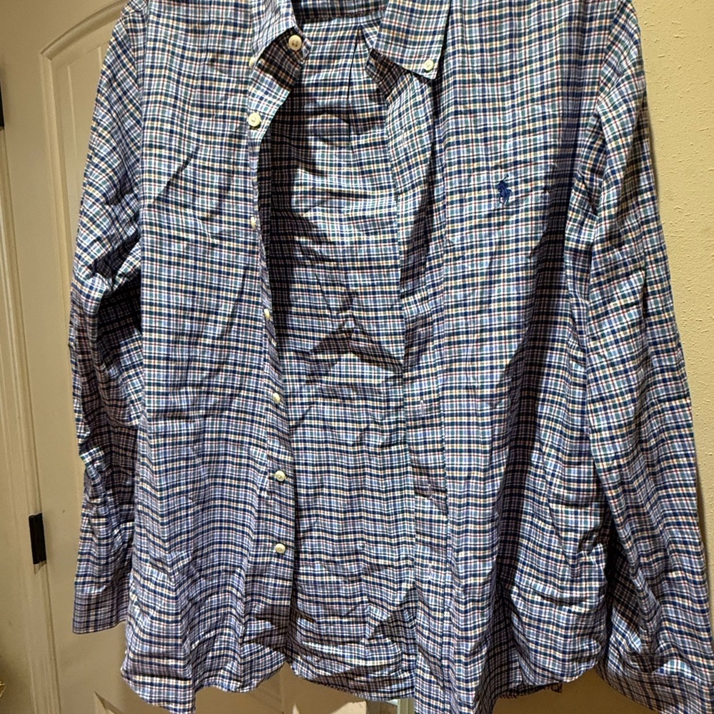 Ralph Lauren Multicolor Plaid Button Down Shirt